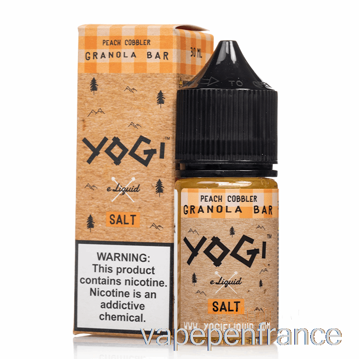 Barre Granola Aux Pêches Et Cordonniers - E-liquide Aux Sels De Yogi - 30 Ml 50 Mg Stylo Vape